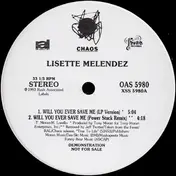 Lisette Melendez - Will You Ever Save Me
