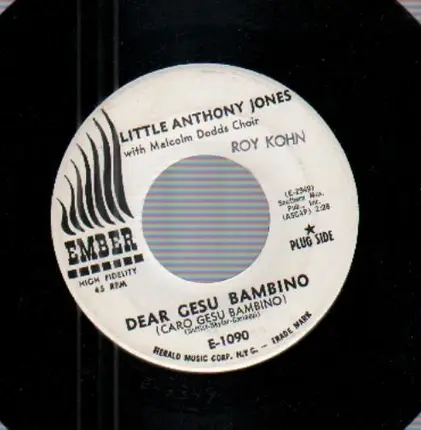 Little Anthony Jones / Malcolm Dodds - Dear Gesu Bambino