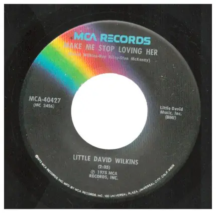 Little David Wilkins - Make Me Stop Loving Her / One Monkey Can't Stop No Show
