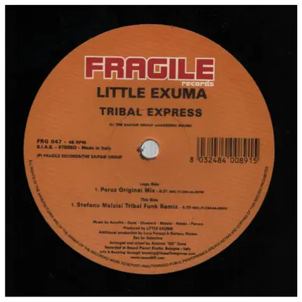 Little Exuma - Tribal Express