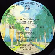 LP - Little Feat - The Last Record Album - Los Angeles Pressing