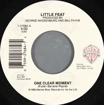 Little Feat - One Clear Moment