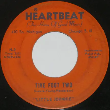 Little Johnnie - Five Foot Two / Johnnie's Swingin' Organ