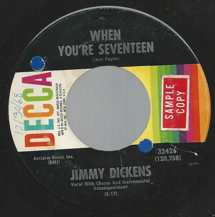 Little Jimmy Dickens - She Never Likes Nothing For Long