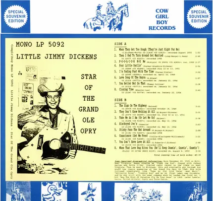 Little Jimmy Dickens - Star Of The Grand Ole Opry