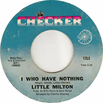 Little Milton - At The Dark End Of The Street