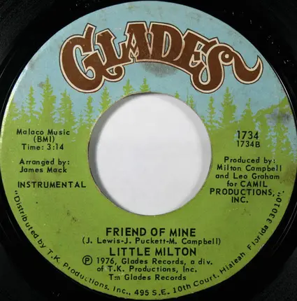 Little Milton - Friend of Mine