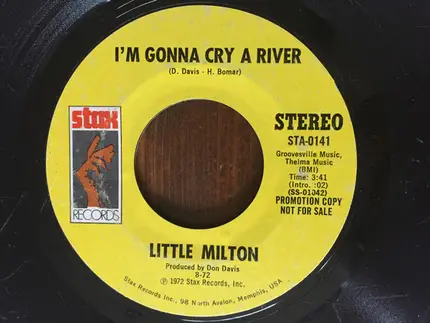 Little Milton - I'm Gonna Cry A River