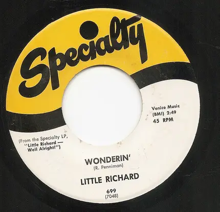 Little Richard - Poor Boy Paul / Wonderin'