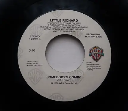 Little Richard - Somebody's Comin'
