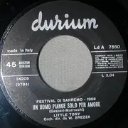 7inch Vinyl Single - Little Tony - Un Uomo Piange Solo Per Amore