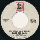 7'' - Little Anthony & The Imperials - Take Me Back