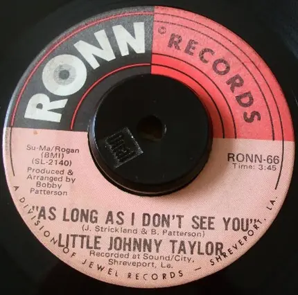 Little Johnny Taylor - As Long as I Don't See You