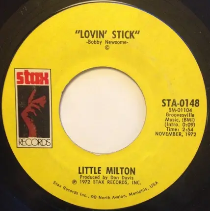 Little Milton - Rainy Day / Lovin' Stick