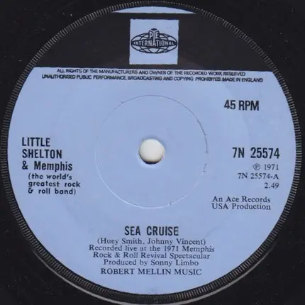 Little Shelton - Sea Cruise / High Blood Pressure