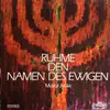 LP - Liturgischer Chor Max Neumann - Rühme Den Namen Des Ewigen - Musica Judäa