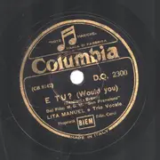 Schellack - Lita Manuel e Trio Vocale - San Francisco / E Tu?