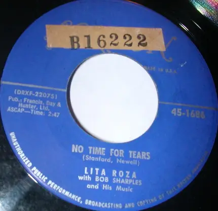 Lita Roza - Innismore/No Time For Tears