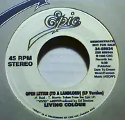 7inch Vinyl Single - Living Colour - Open Letter (To A Landlord)