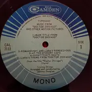 LP - Living Strings - Music From Doctor Zhivago And Other Motion Pictures - Mono