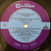LP - Living Voices - Sing Songs Of The West - Mono