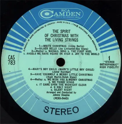 Living Strings - The Spirit Of Christmas With The Living Strings