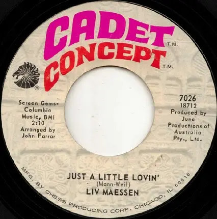 Liv Maessen - Just A Little Lovin' / Knock Knock Who's There