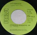 7inch Vinyl Single - Liz Anderson - Ekcedrin Headache #99 / The Rainy Season's Over