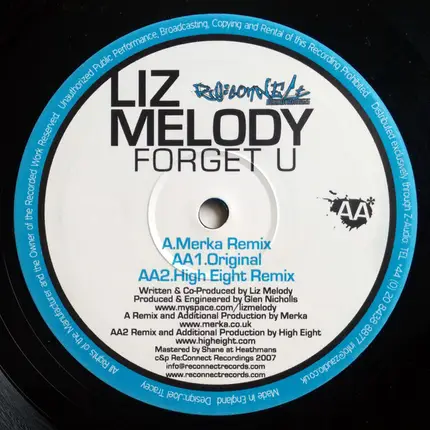 Liz Melody - Forget U