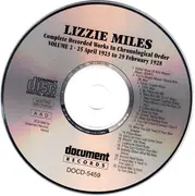 CD - Lizzie Miles - Volume 2 (Complete Recorded Works In Chronological Order 25 April 1923 To 29 February 1928) - Still Sealed