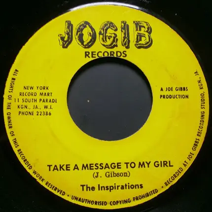 Lizzy & Nicky Thomas / The Inspirations - Musical Excursion / Take A Message To My Girl