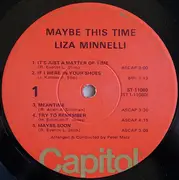 LP - Liza Minnelli - Sings The Sensational Hit From The Film  'Cabaret' Maybe This Time - Red labels