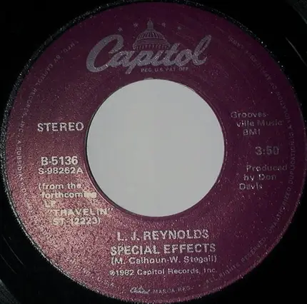 LJ Reynolds - Special Effects / You Got It
