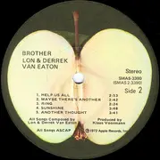 LP - Lon & Derrek Van Eaton - Brother - APPLE USA