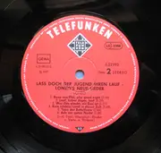 LP - Lonzo Westphal - Lass Doch Der Jugend Ihren Lauf - Lonzo's Neue Lieder