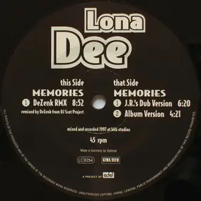 Lona Dee - Memories