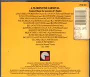 CD - London Pro Musica - A Florentine Carnival - Festival Music For Lorenzo de' Medici