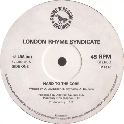 London Rhyme Syndicate - Hard To The Core
