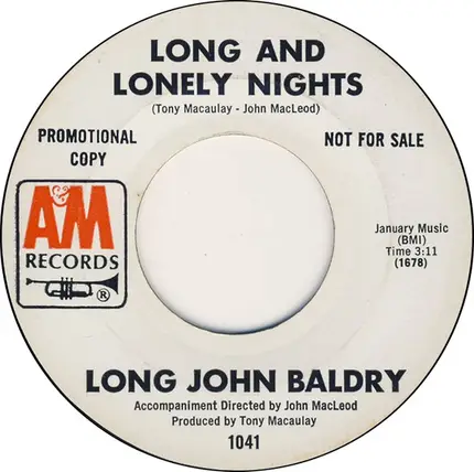 Long John Baldry - It's Too Late Now