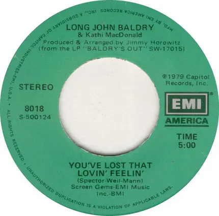 Long John Baldry - You've Lost That Lovin' Feelin'