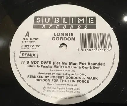 Lonnie Gordon - It's Not Over (Remix)