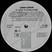 LP - Lonnie Gordon - If I Have To Stand Alone