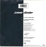 7inch Vinyl Single - Lonnie Gordon - If I Have To Stand Alone