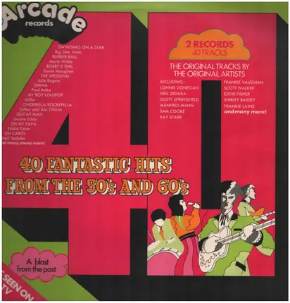 Lonnie Donegan; Neil Sedaka; Dusty Springfield; u.a. - 40 Fantastic Hits From The 50's And 60's