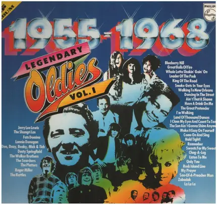 Lonnie Donegan, Fats Domino, The Rattles a.o. - Legendary Oldies Vol.1 28 Smash Hits 1955 to 1968