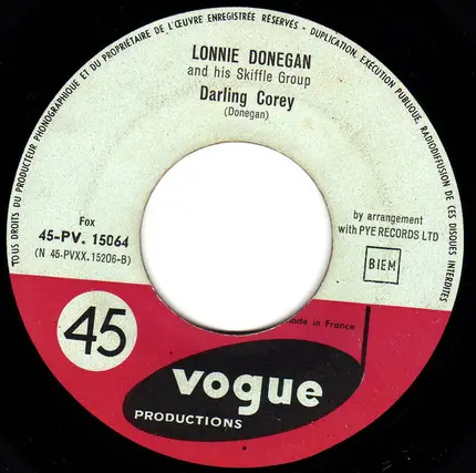 Lonnie Donegan - The Battle Of New Orleans / Darling Corey