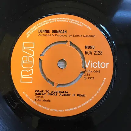 Lonnie Donegan - Don't Blame The Child