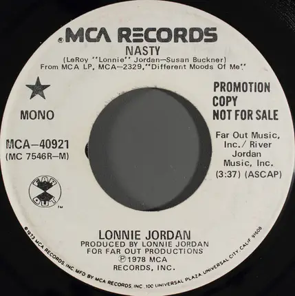 Lonnie Jordan - Nasty