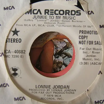 Lonnie Jordan - Junkie To My Music