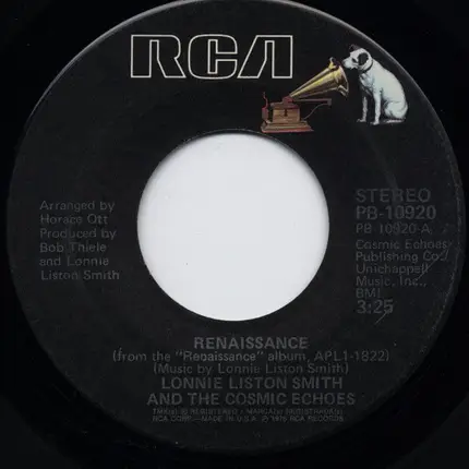 Lonnie Liston Smith And The Cosmic Echoes - Renaissance / Space Lady